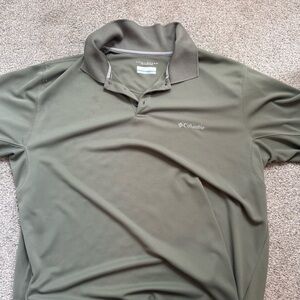 Columbia Men's Sage Green Omnishade Polo Shirt